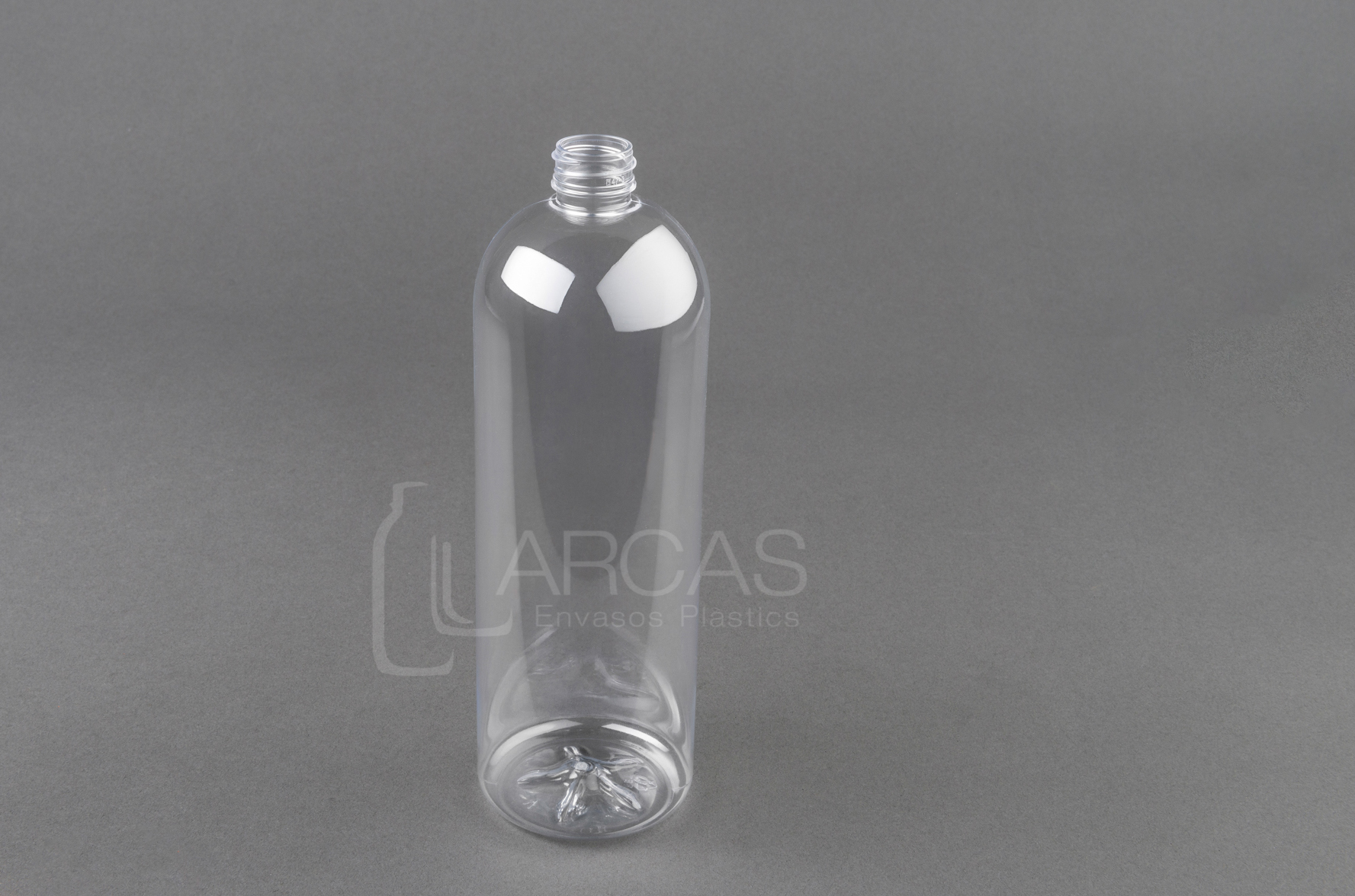 Fabricación de Botella PET 1000ml  cilíndrica 28/410 transparente
