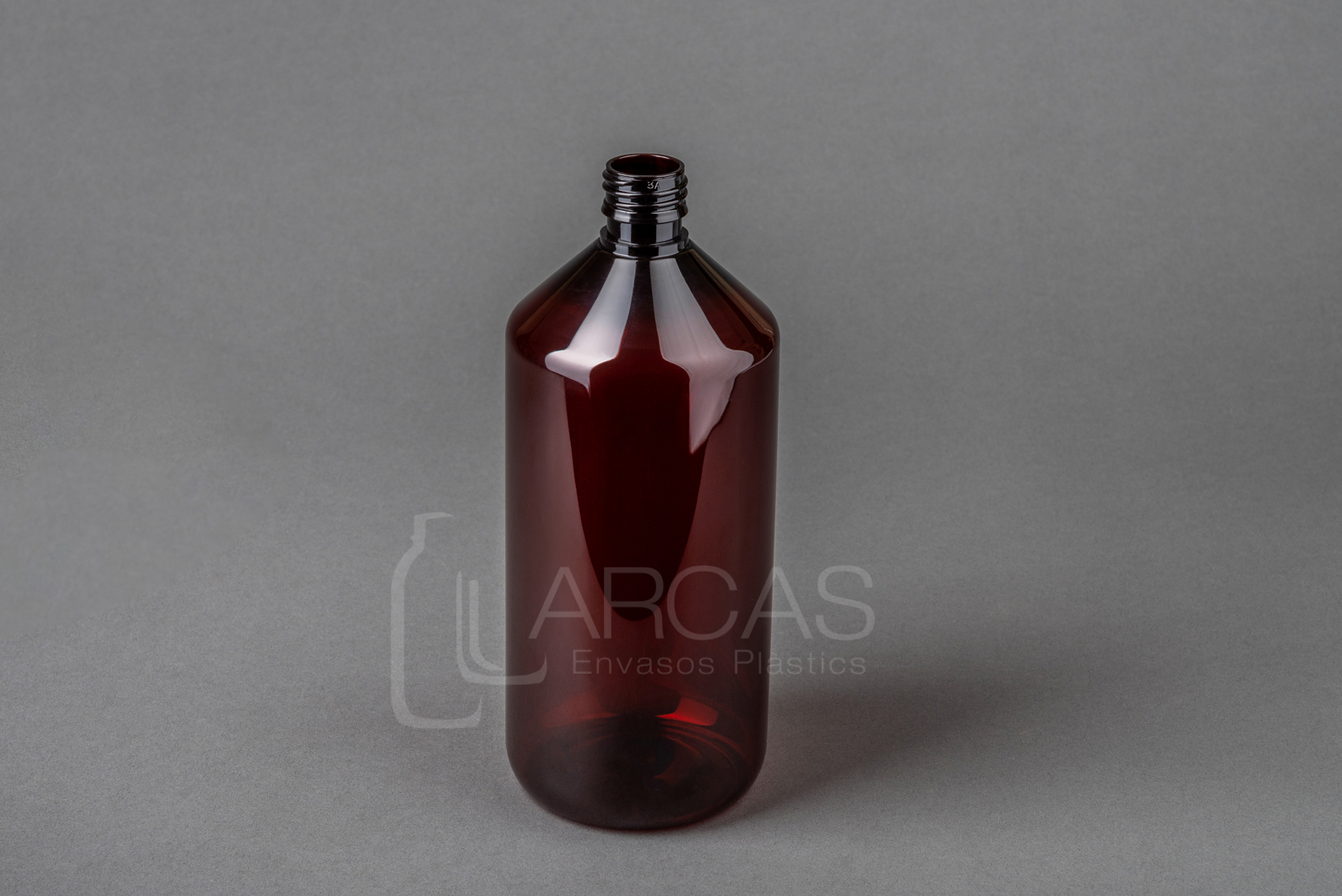 Fabricación de Botella PET 1000cc ámbar P28 Veral