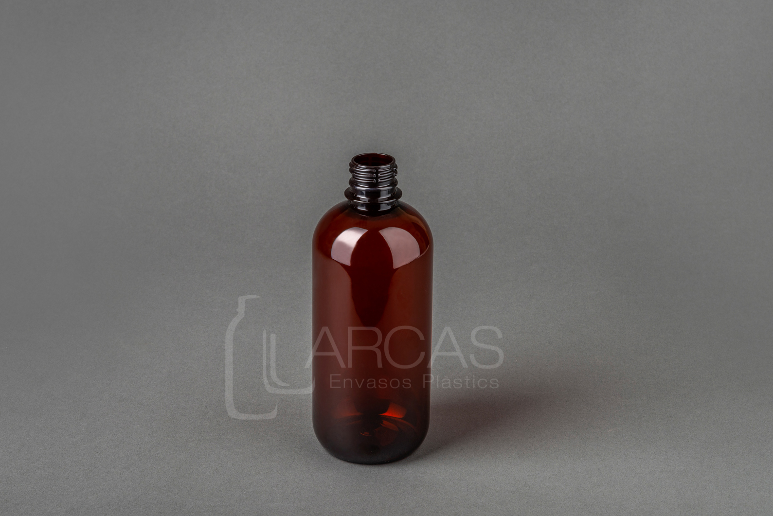 Fabricación de Botella PET 500ml  cilíndrica 28/410 ámbar