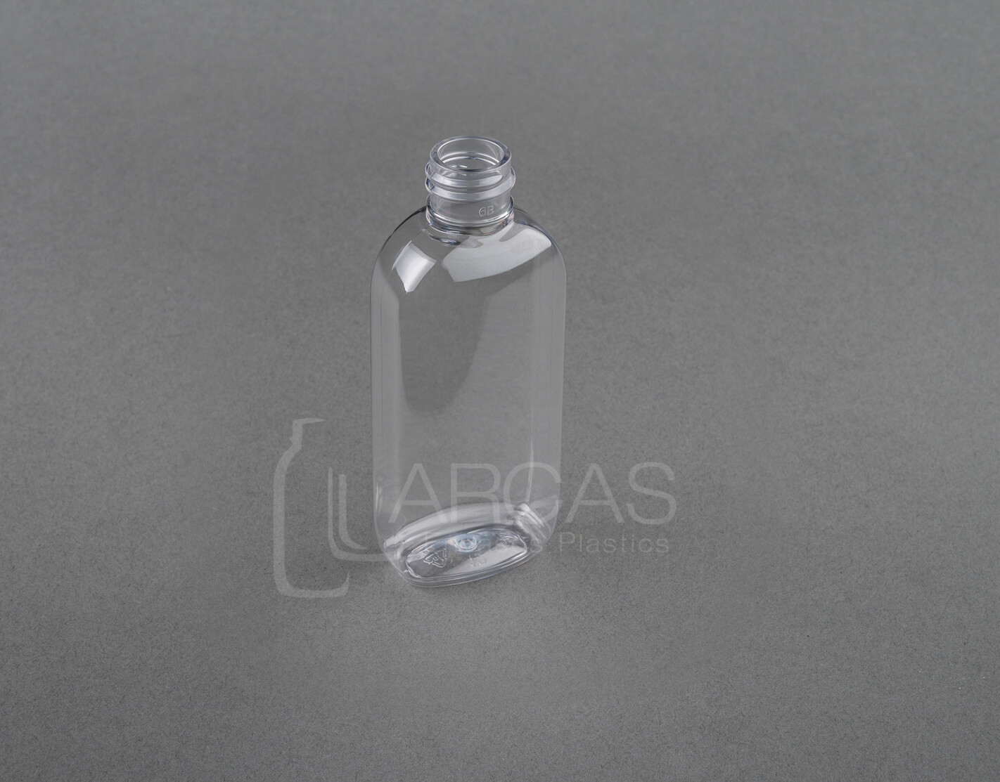 Fabricación de Botella PET 100ml transp. oval 20/410