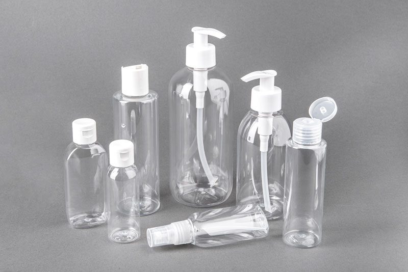 Envases plásticos fabricados en PET para para gel hidroalcohólico