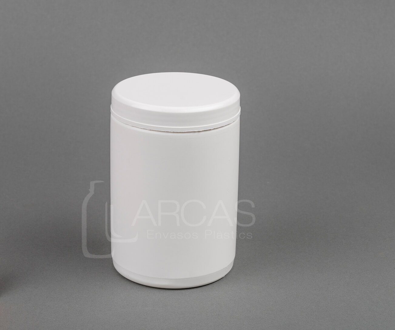 Fabricación de Tarro rosca 1000cc HDPE blanco- Tapa blanca + Obturador