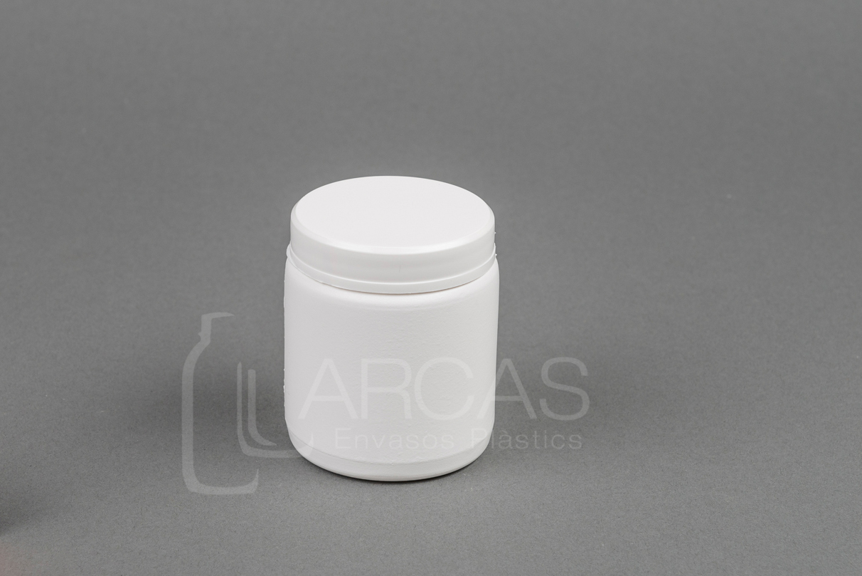 Fabricación de Tarro rosca 125cc HDPE blanco- Tapa blanca + Obturador