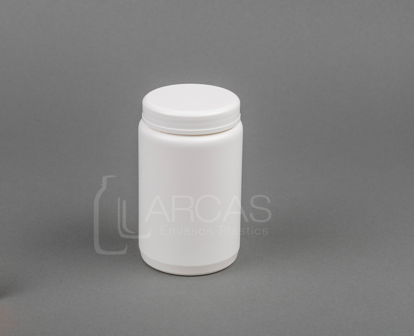 Fabricación de Tarro rosca 500cc HDPE blanco- Tapa blanca + Obturador