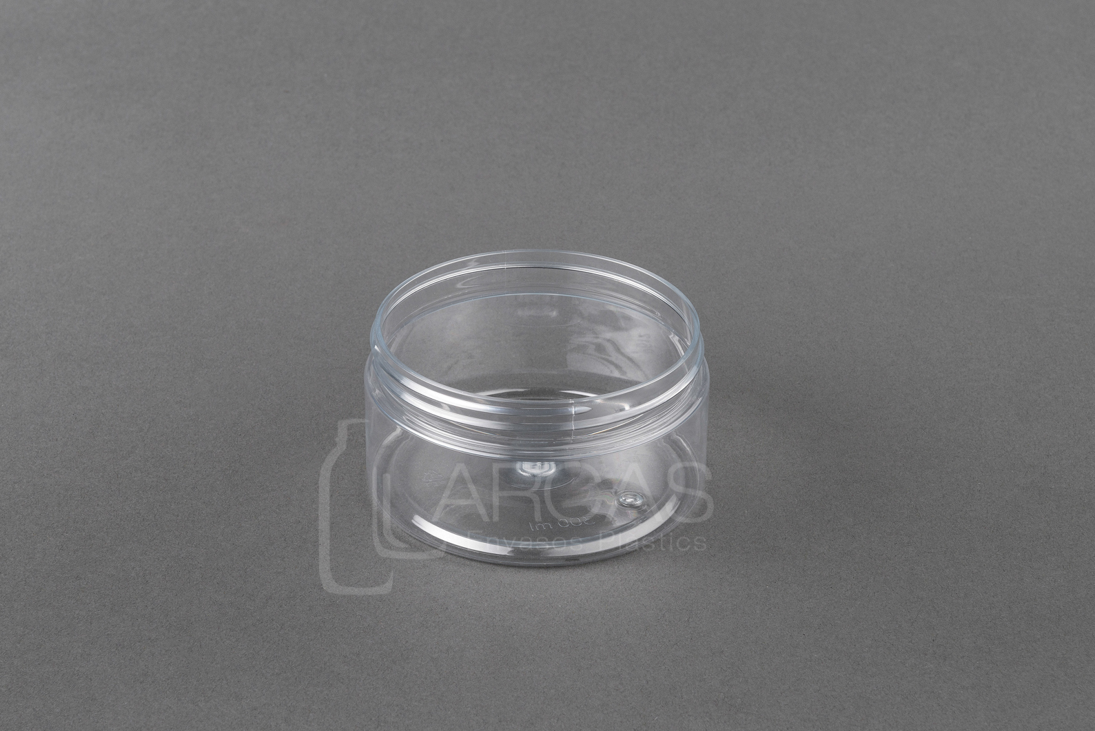 Fabricación de Tarro rosca PET 300ml D100 transparente